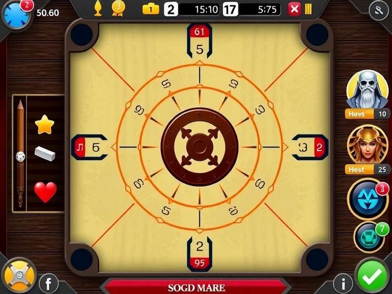 Realistic Gameplay of Carrom Glory Star Carrom Glory Star Gameplay Screenshot